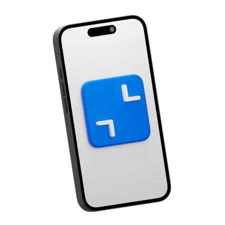 Mobile Minimize  3D Icon
