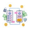 graphics of mobile money