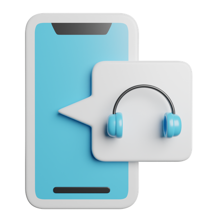Musique mobile  3D Icon