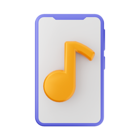 Mobile Music  3D Icon