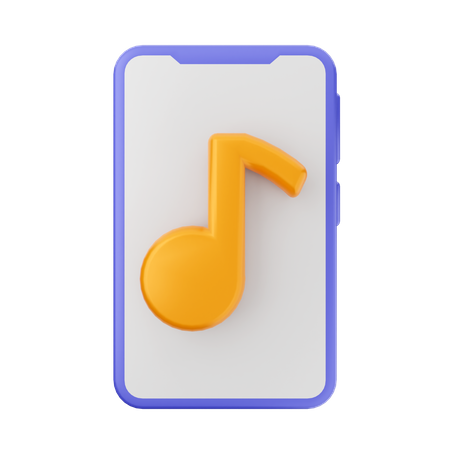 Mobile Music 3D Icon