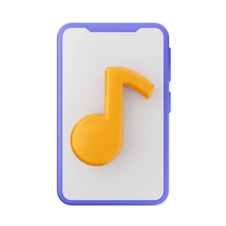 Mobile Music 3D Icon