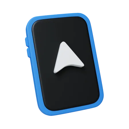 Mobile Navigation  3D Icon