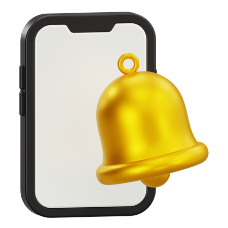 Mobile notification  3D Icon