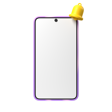 Mobile Notification  3D Icon