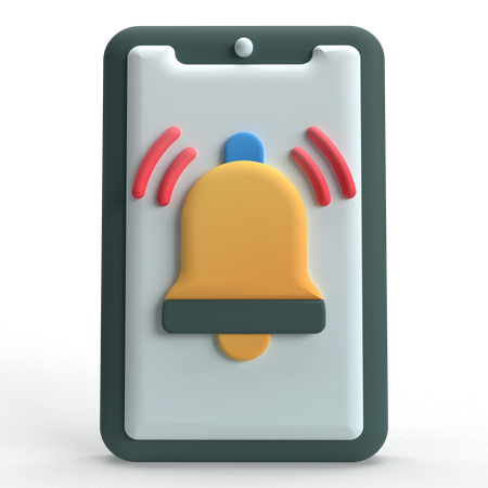 Mobile Notification  3D Icon