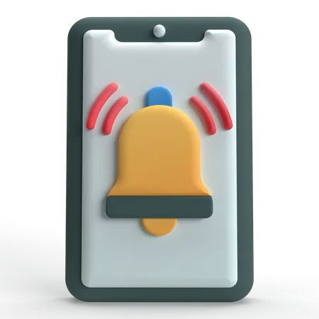 Mobile Notification  3D Icon