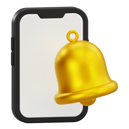 Mobile notification  3D Icon