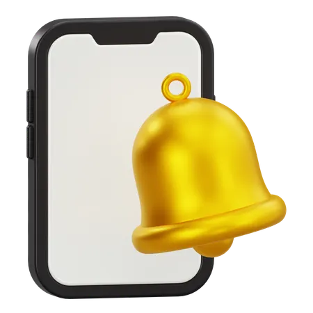 Mobile notification  3D Icon