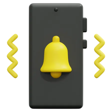 Mobile Notification  3D Icon