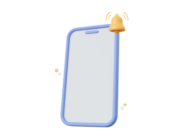 Mobile Notification  3D Icon