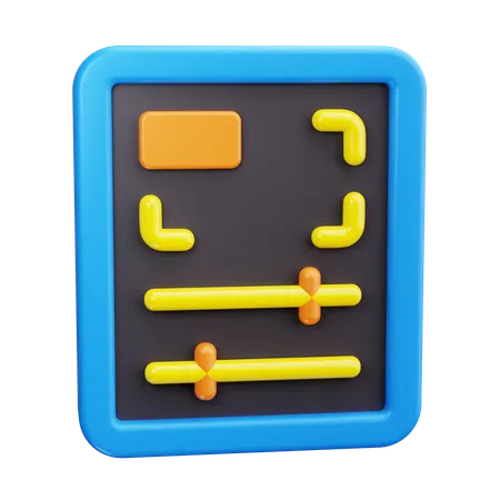 Mobile Optionen  3D Icon