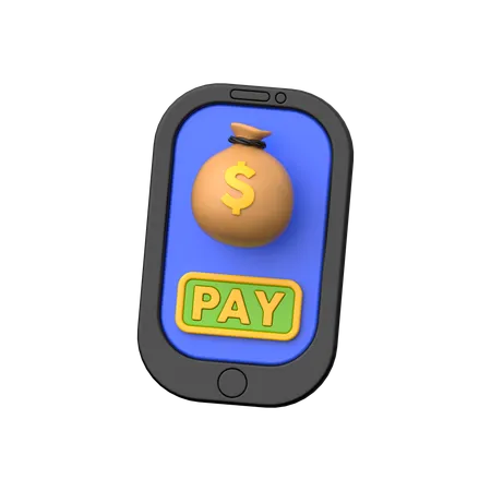 Mobile Pay 3 D Icons Embody Modern Transactions Featuring A Sleek Design Symbolizing Convenience Security And Seamless Financial Interactions On Mobile Devices 3D Icon