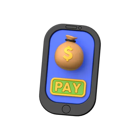 Mobile Pay  3D Icon