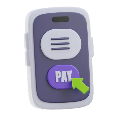 Mobile Pay  3D Icon