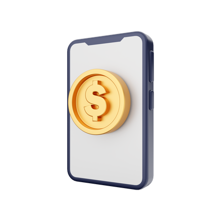 Mobile Pay  3D Illustration