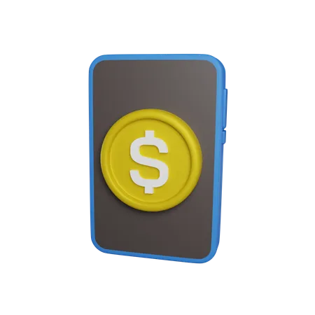 Mobile Payment 3 D Icon 3D Icon