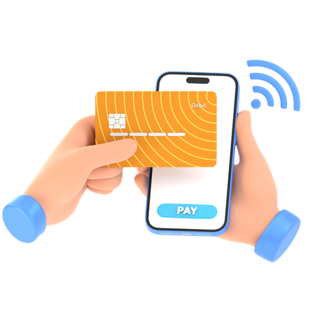 Mobile Payment  3D Icon