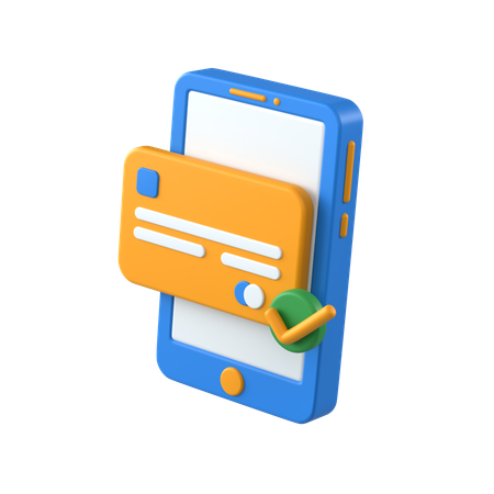 Mobile Payment  3D Icon