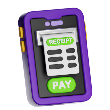 Mobile Payment  3D Icon
