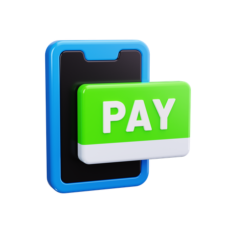 Mobile Payment  3D Icon