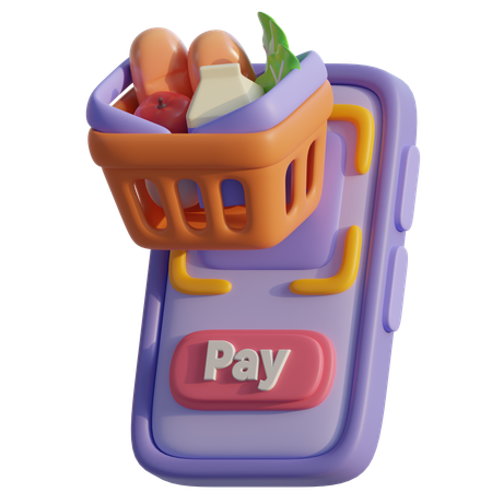 Mobile Payment  3D Icon