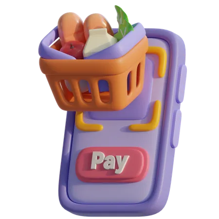 Mobile Payment  3D Icon