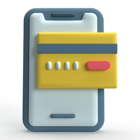 Mobile Payment  3D Icon