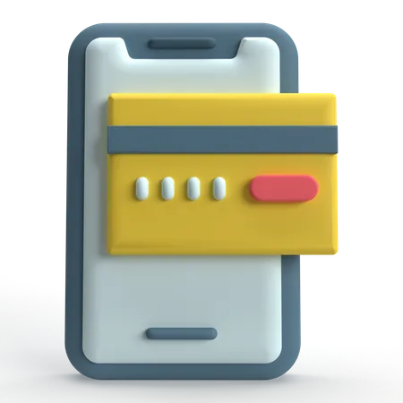 Mobile Payment  3D Icon