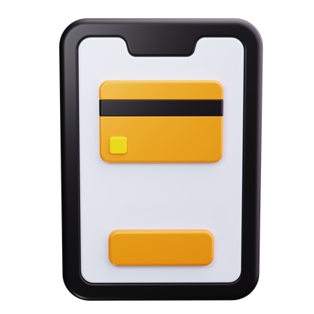 Mobile Payment  3D Icon