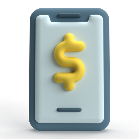 Mobile Payment  3D Icon