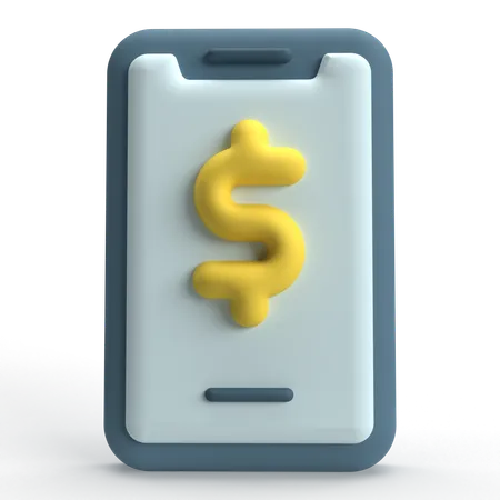 Mobile Payment  3D Icon