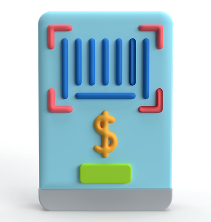 Mobile Payment  3D Icon