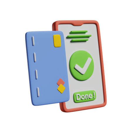 Mobile Payment  3D Icon