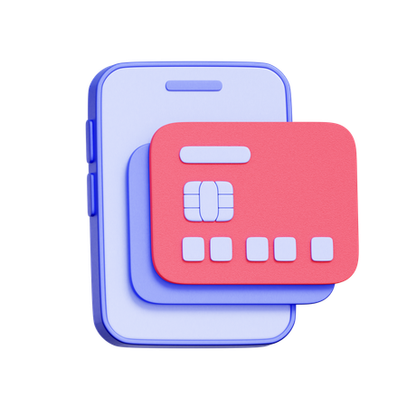 Mobile Payment  3D Icon