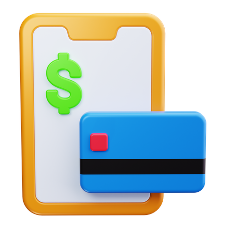 Mobile Payment  3D Icon