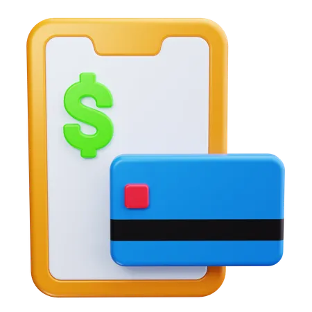 Mobile Payment  3D Icon