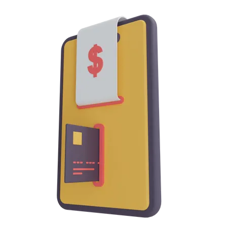 Mobile Payment  3D Icon