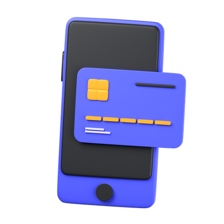 Mobile Payment  3D Icon