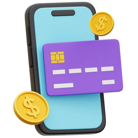 Mobile Payment  3D Icon