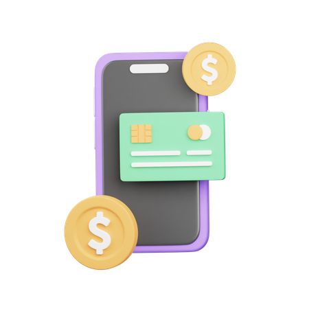 Mobile Payment  3D Icon