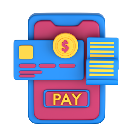 Mobile Payment  3D Icon