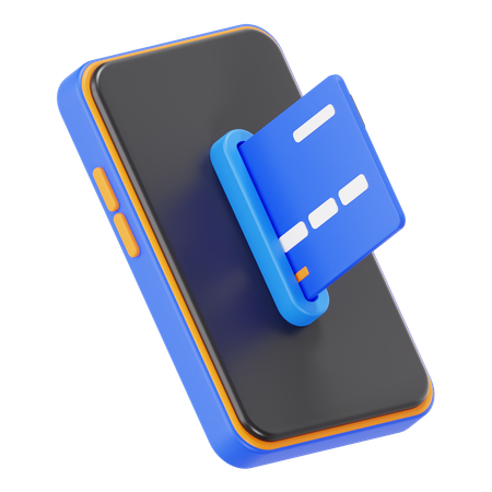 Mobile Payment  3D Icon