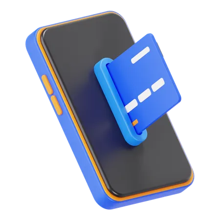 Mobile Payment  3D Icon