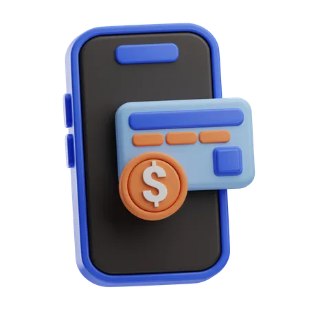 Mobile Payment  3D Icon