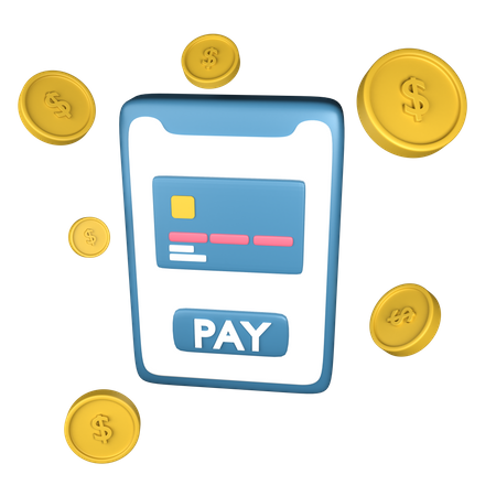 Mobile Payment  3D Icon