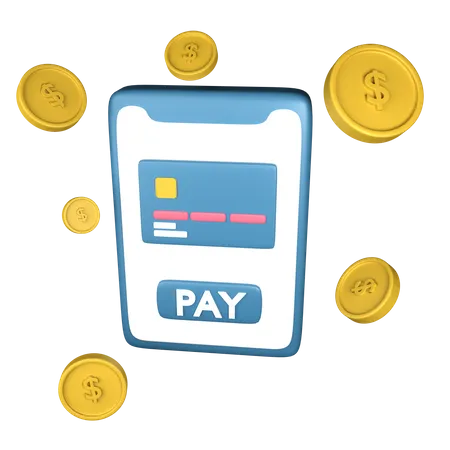 Mobile Payment  3D Icon