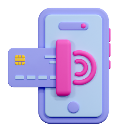 Mobile Payment  3D Icon