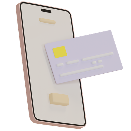 Mobile Payment  3D Icon