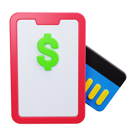 Mobile Payment  3D Icon